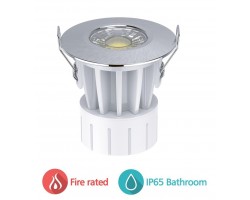 Foco Downlight empotrar LED redondo 8W CCT Anti-Fuego IP65